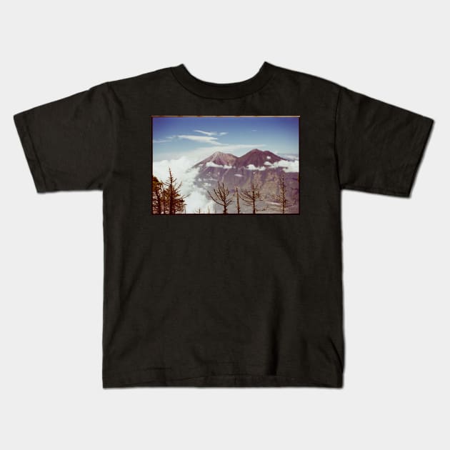 Guatemala - Volcano Fuego and Acatenango Shot on Film Kids T-Shirt by visualspectrum